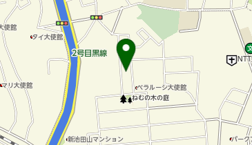 チャームプレミアグラン池田山の地図画像