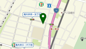 ニチイホーム南大井の地図画像