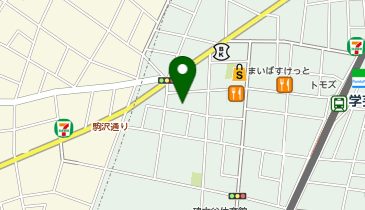 トータル介護エール目黒の地図画像