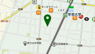 グリーンデイ鷹番の地図画像