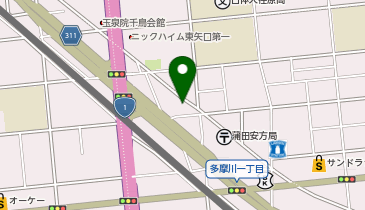 リハビリホームグランダ池上南の地図画像