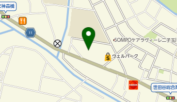 メディカル・リハビリホームくらら二子玉川の地図画像