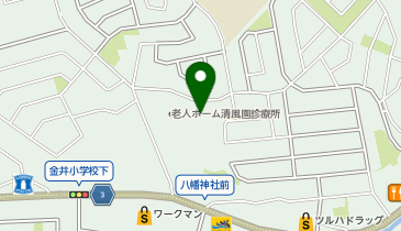 社会福祉法人賛育会ヘルパーステーション清風園の地図画像