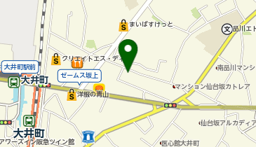 グループホーム東大井の地図画像