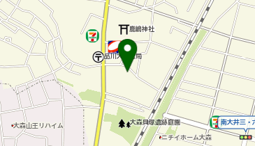 品川区立大井認知症高齢者グループホームの地図画像