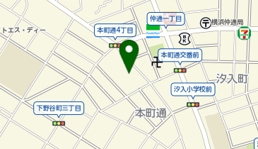 横浜市潮田地域ケアプラザの地図画像