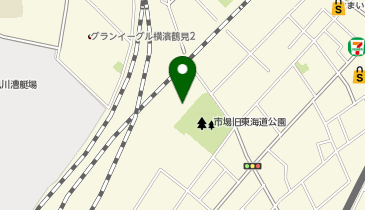 横浜市鶴見市場地域ケアプラザ通所介護事業所の地図画像