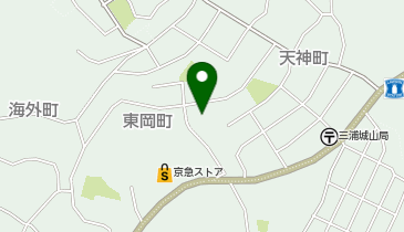 花物語みうら西の地図画像