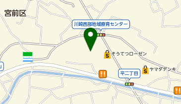 カーサプラチナ宮前平の地図画像