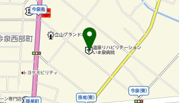 いまいずみびょういんほうもんりはびりてーしょんの地図画像