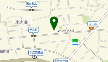 想愛入江ショートステイの地図画像