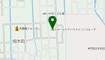 ケアハウスメゾンウルーズの地図画像