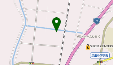 訪問看護ステーションわらくの地図画像