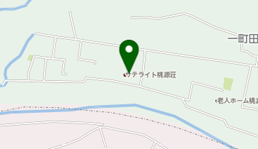 サテライト桃源荘日川短期入所施設の地図画像