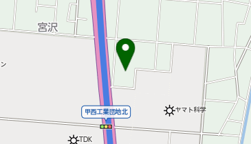 南アルプス市宮沢介護施設の地図画像