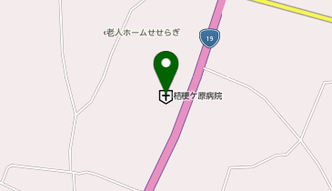 桔梗ヶ原病院訪問看護ステーションの地図画像