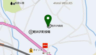 訪問看護ステーションかるいざわの地図画像