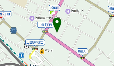 上田病院赤松の家の地図画像