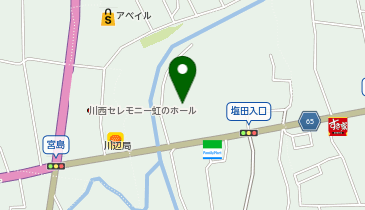 ラ・ナシカうえだの地図画像