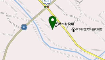 喬木村社協介護サービスセンターふれ愛の地図画像