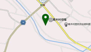 喬木村デイサービスセンターふれ愛の地図画像