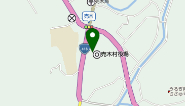 居宅介護支援センターうるぎの地図画像