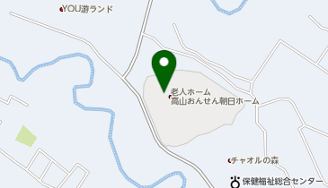 特別養護老人ホーム高山おんせん朝日ホームの地図画像