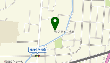 ケアライフ柳原の地図画像