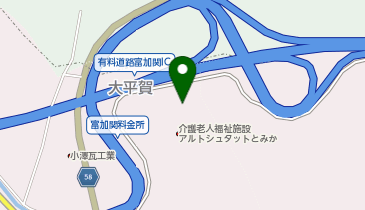 デイサービスセンターとみかの地図画像