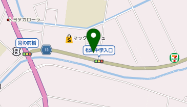 まつざき居宅介護支援事業所の地図画像