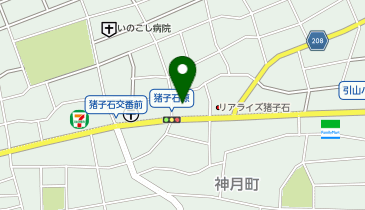 リハビリ型デイサービスこもれびの舎引山店の地図画像