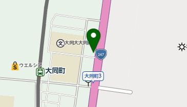 デイサービスはなのき大同の地図画像
