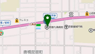 京都九条病院通所リハビリテーションの地図画像