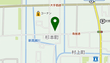 スローハンドケア伏見ケアプランセンターの地図画像