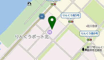 大阪府泉南郡田尻町りんくうポート北5-15の地図画像