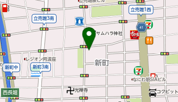 介護付有料老人ホーム花咲新町の地図画像