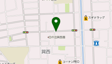 デイサービスこく輪巽西の地図画像