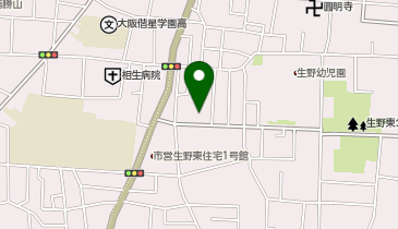 ヘルパーステーションゆー生野の地図画像