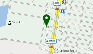 ヘルパーステーションおかじまの地図画像