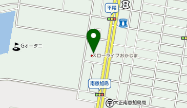 社会医療法人愛仁会デイサービスセンターおかじまの地図画像