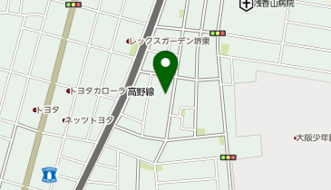 たいようの家デイサービスの地図画像