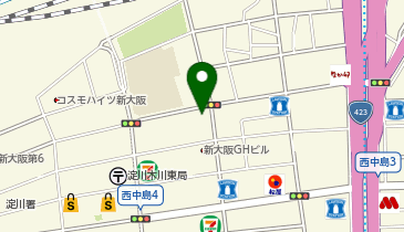 グループホームエベッサよどがわの地図画像