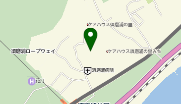 ケアハウス須磨浦の里みちの地図画像