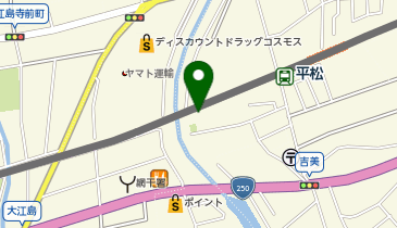 デイサービスセンターアムール平松の地図画像
