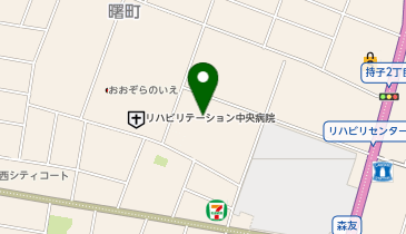 総合リハ在宅ケアステーションの地図画像