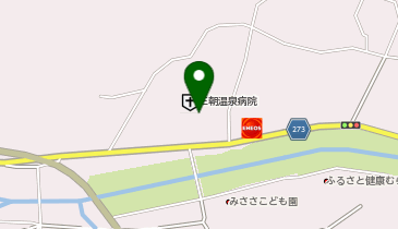 在宅リハビリセンター三朝温泉病院の地図画像