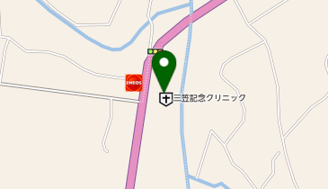 ケアセンター三笠の地図画像