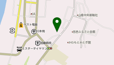 ホームヘルパーステーションかわもとの地図画像