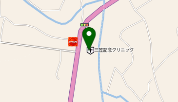 介護医療院ケアセンター三笠の地図画像