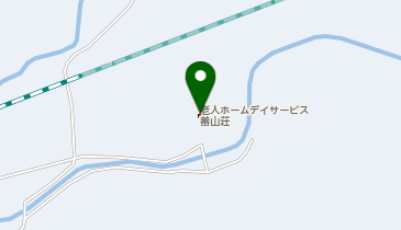 老人短期入所事業蕃山荘の地図画像